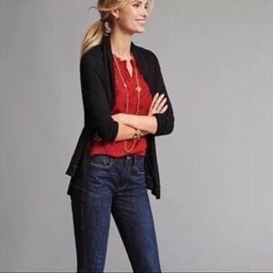 CABI Double Layer Open Winsome Cardigan Sz Medium